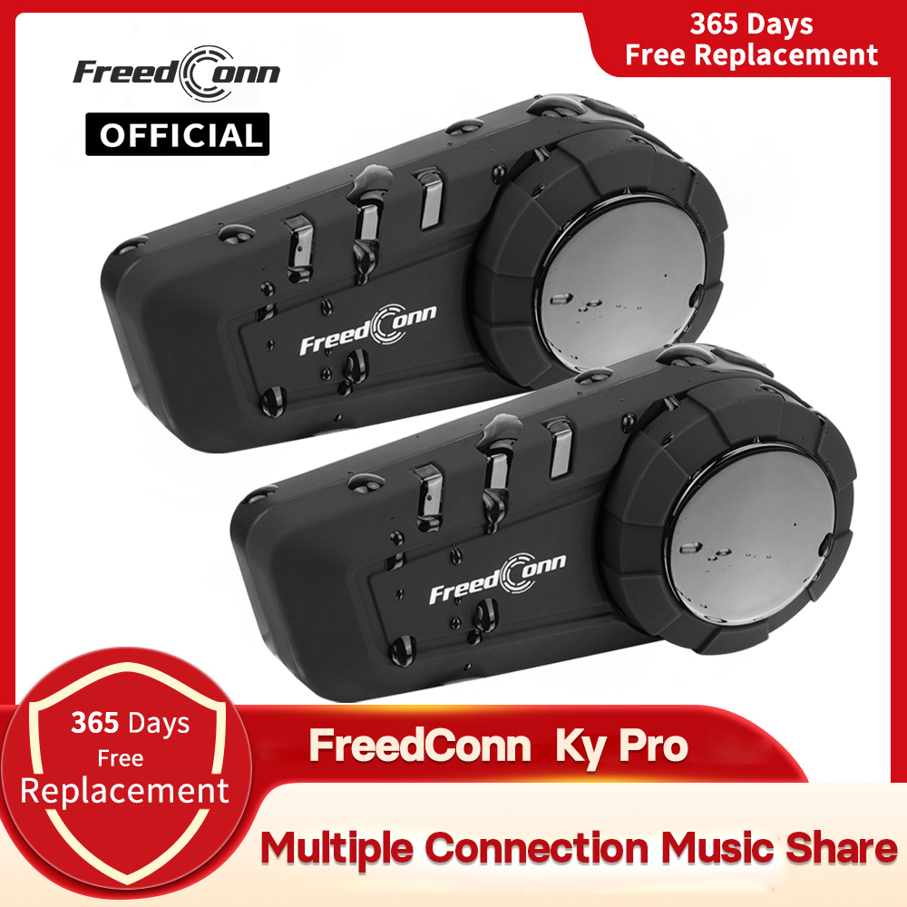 Universal Motorcycle Helmet Intercom Headset - Motorcycle Intercom Freedconn KY Pro Helmet