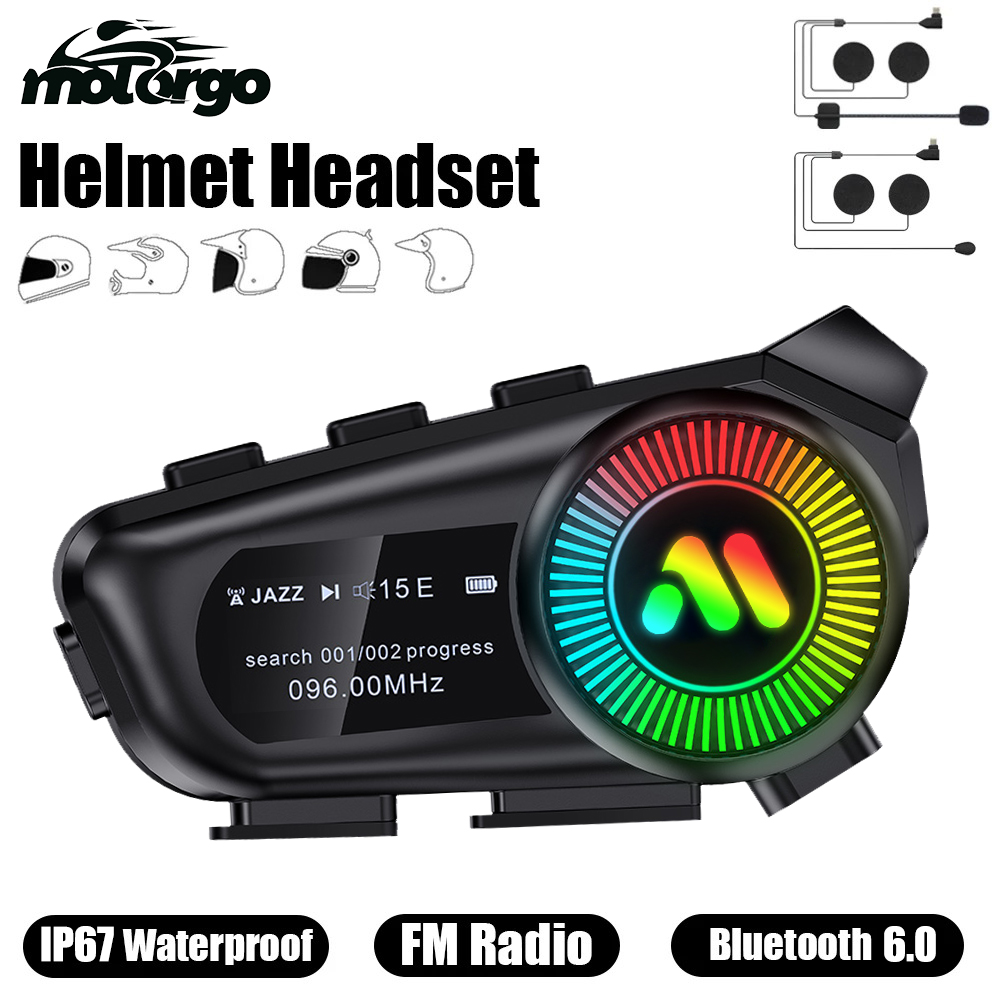 Full Face Motorcycle Helmet With Bluetooth - Bluetooth Motorcycle Helmet Headsets Wireless Communication