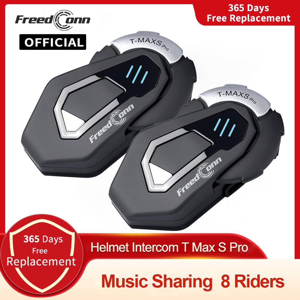 Universal Motorcycle Helmet Intercom Headset - FreedConn T Max S Pro Motorcycle