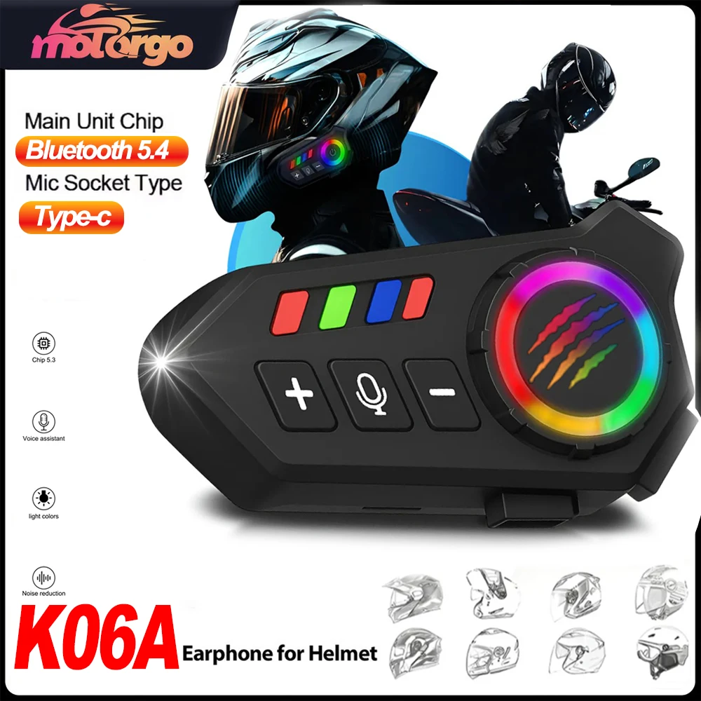 Full Face Motorcycle Helmet With Bluetooth - Smart Motorcycle Helmet Headset with Hi-Fi