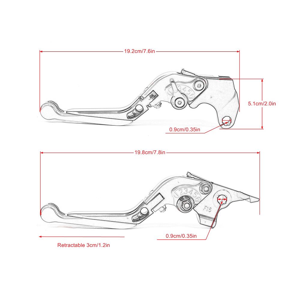 For BMW S1000XR S 1000XR S1000 - Cnc Aluminum Adjustable Brake Clutch Levers recension och pris