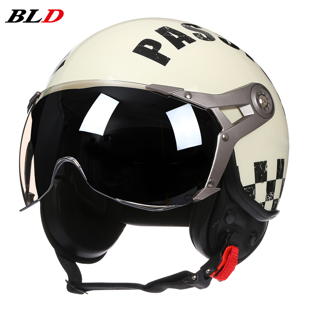 Retro 3/4 Open Face Helmet Vin - Vintage Open Face Retro Helmet recension och pris
