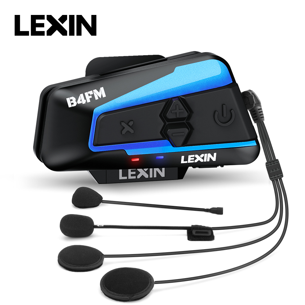 Lexin B4FM-X for 10 Riders Int - Universal Motorcycle Helmet Intercom Headset recension och pris
