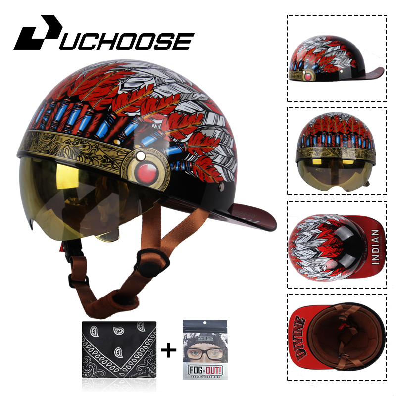 2024 Adult Open Face Summer Re - Vintage Open Face Retro Helmet recension och pris