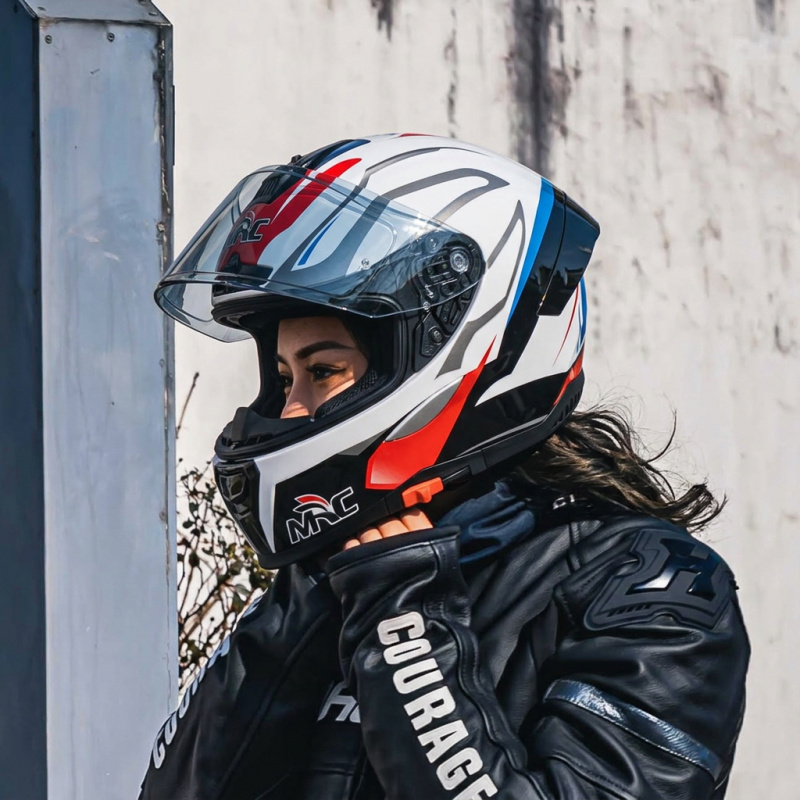 2026 MRC Full Face Motorcycle  - Dual Visor Motorcycle Racing Helmet recension och pris