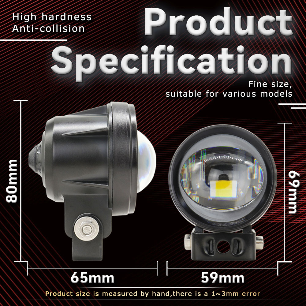 LED Projector Spotlights Motor - Universal Motorcycle Led Headlight Projector recension och pris