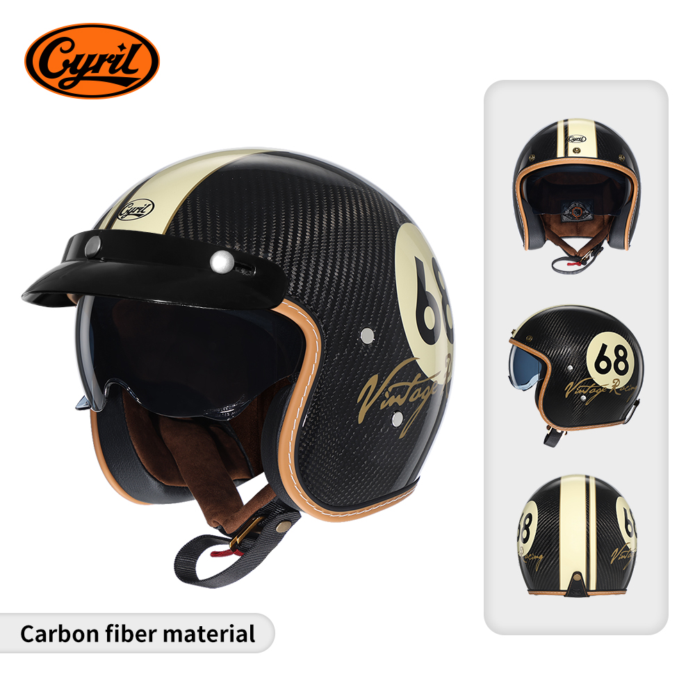 Lightweight Carbon Fiber Open  - Carbon Fiber Lightweight Motorcycle Helmet recension och pris