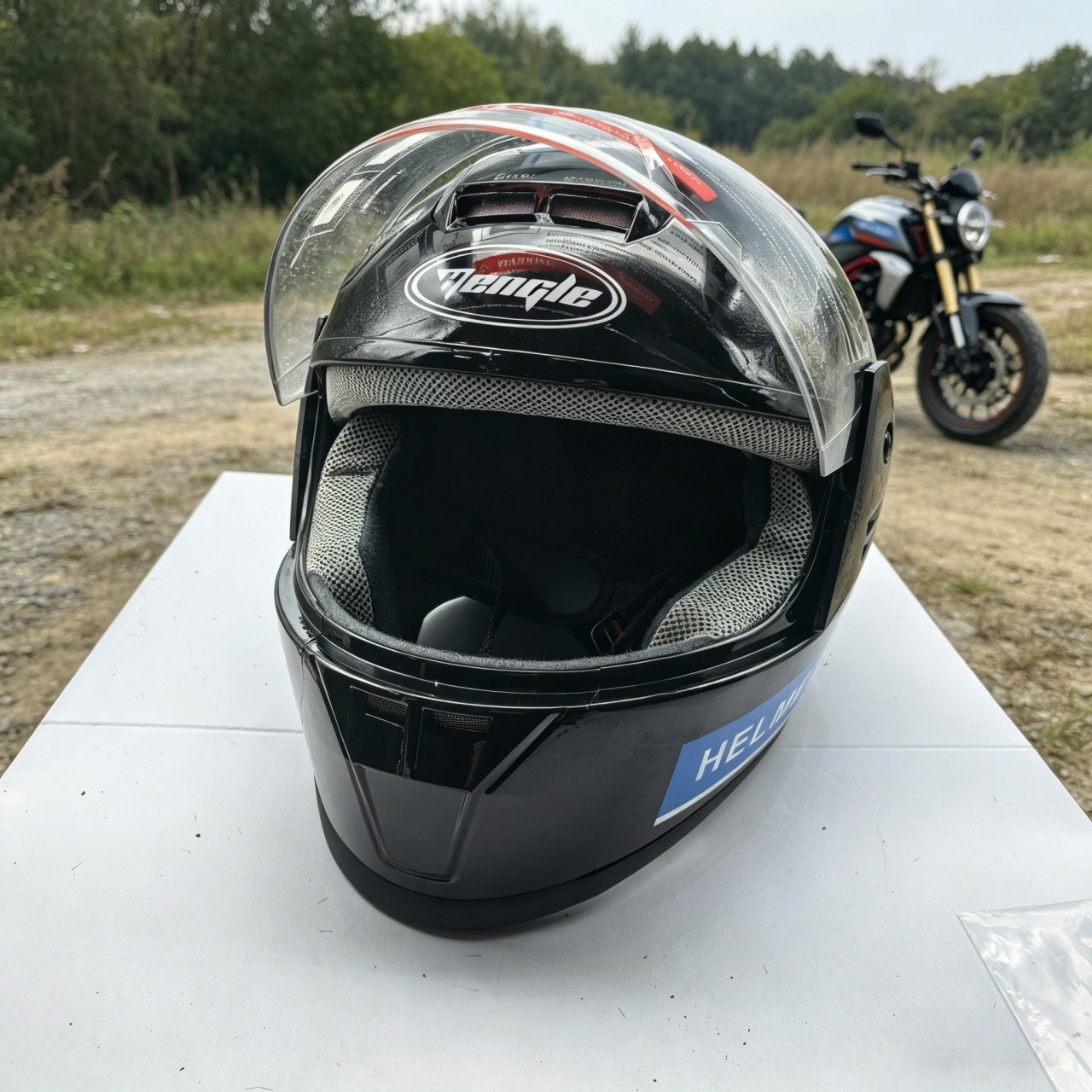 Full Face Motorcycle Helmet Du - Dual Visor Motorcycle Racing Helmet recension och pris