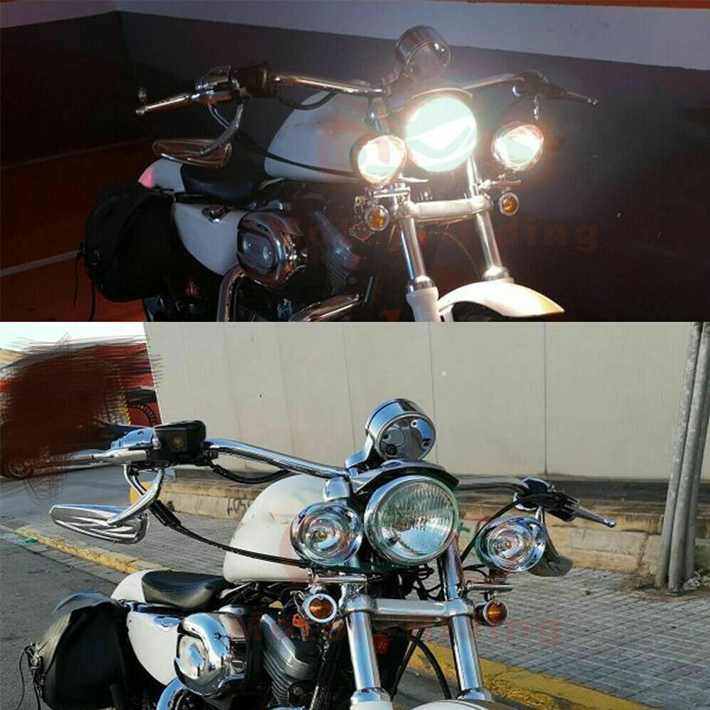 Chrome Universal Motorcycle Fo - Universal Motorcycle Led Headlight Projector recension och pris