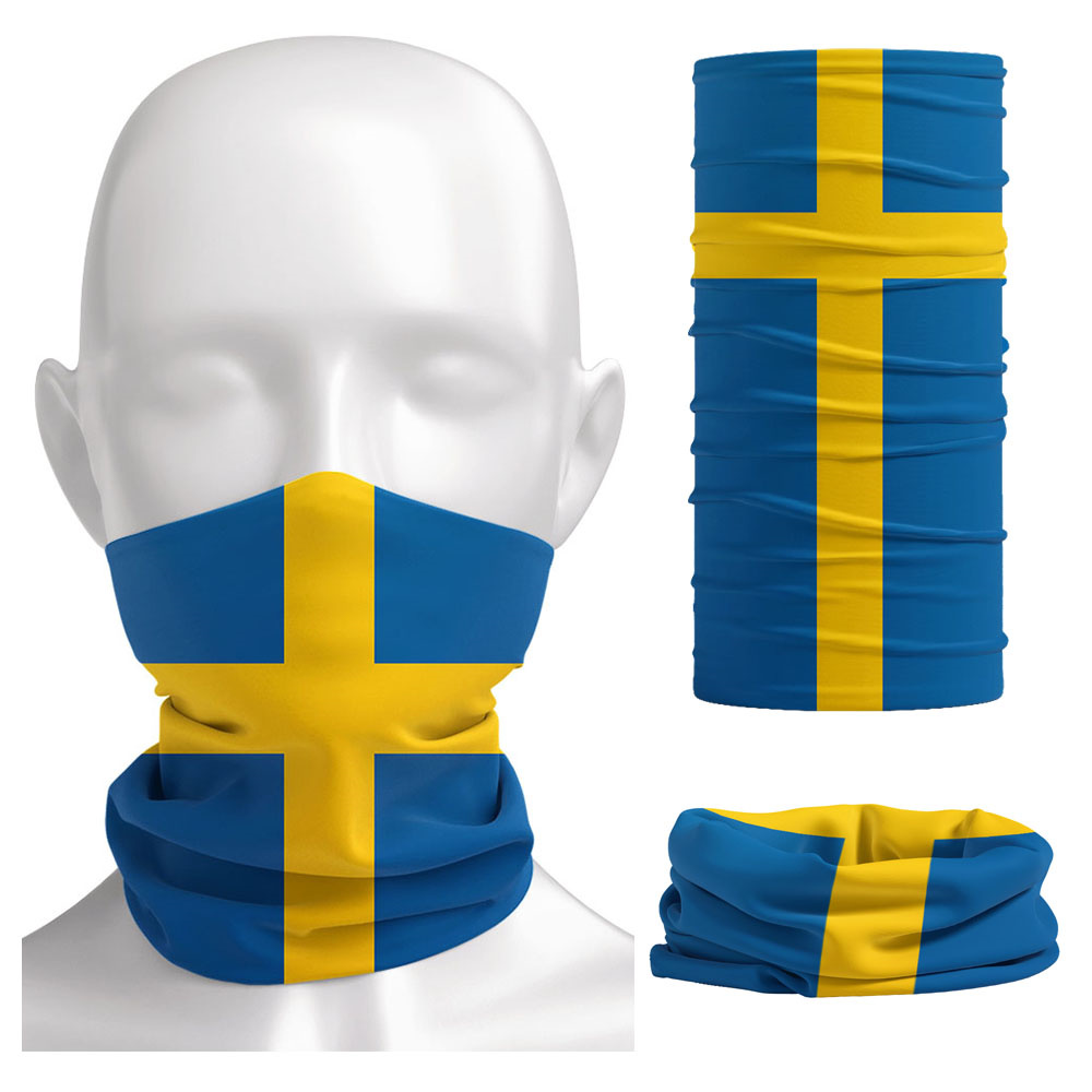 Sweden Flag Printed Bandana He - Riding Gear recension och pris