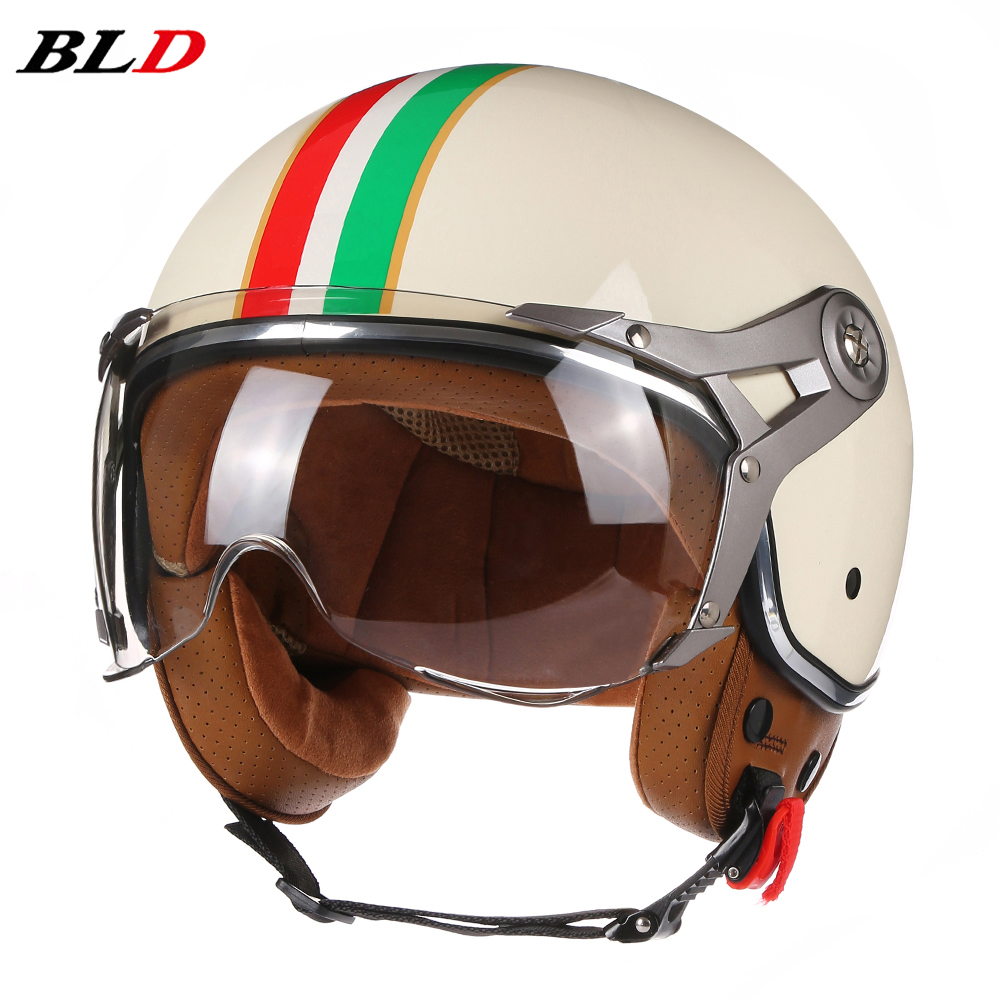 Vintage TT&COCASCOS Motorcycle - Vintage Open Face Retro Helmet recension och pris