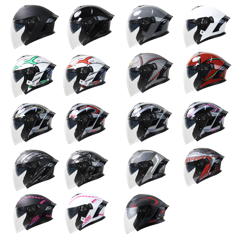715 Motorcycle Dual Visor Flip - Dual Visor Motorcycle Racing Helmet recension och pris