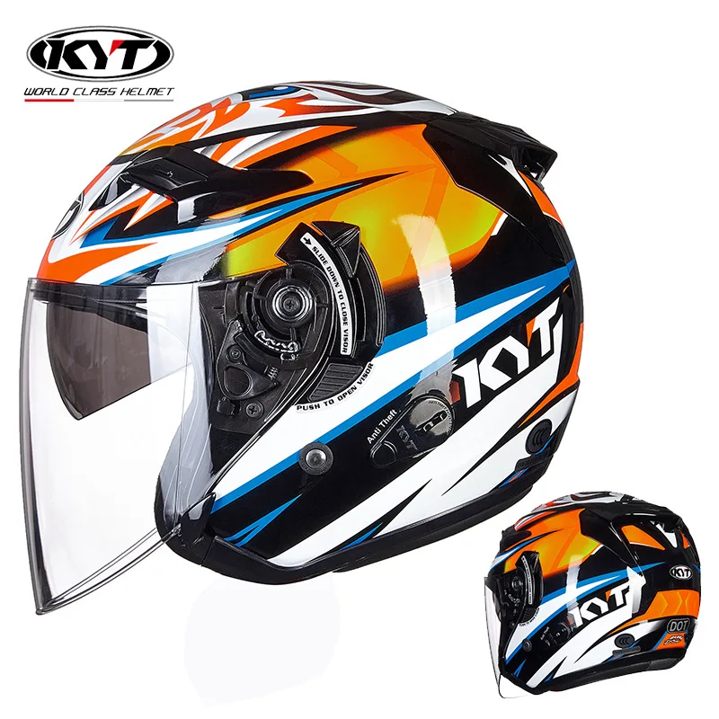 KYT Motorcycle Helmet Jet Vint - Vintage Open Face Retro Helmet recension och pris