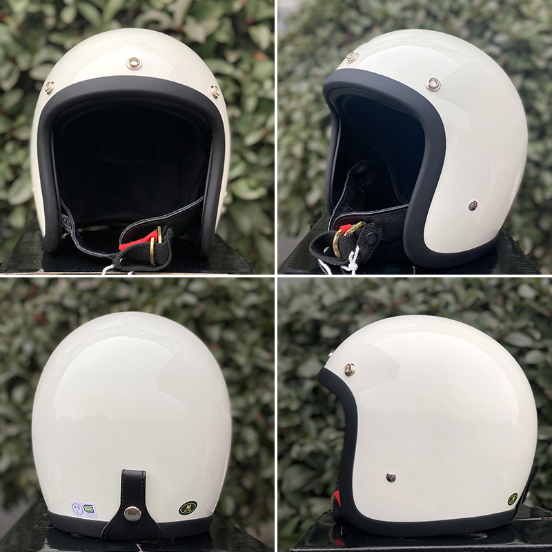 TT&COCASCOS Motorcycle Helmet  - Vintage Open Face Retro Helmet recension och pris