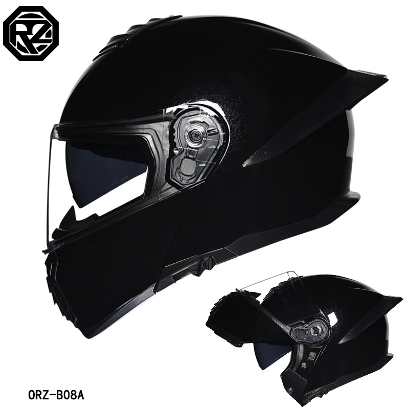 ORZ Motorcycle Helmet Dual Vis - Modular Flip Up Motorcycle Helmet Dot Approved recension och pris
