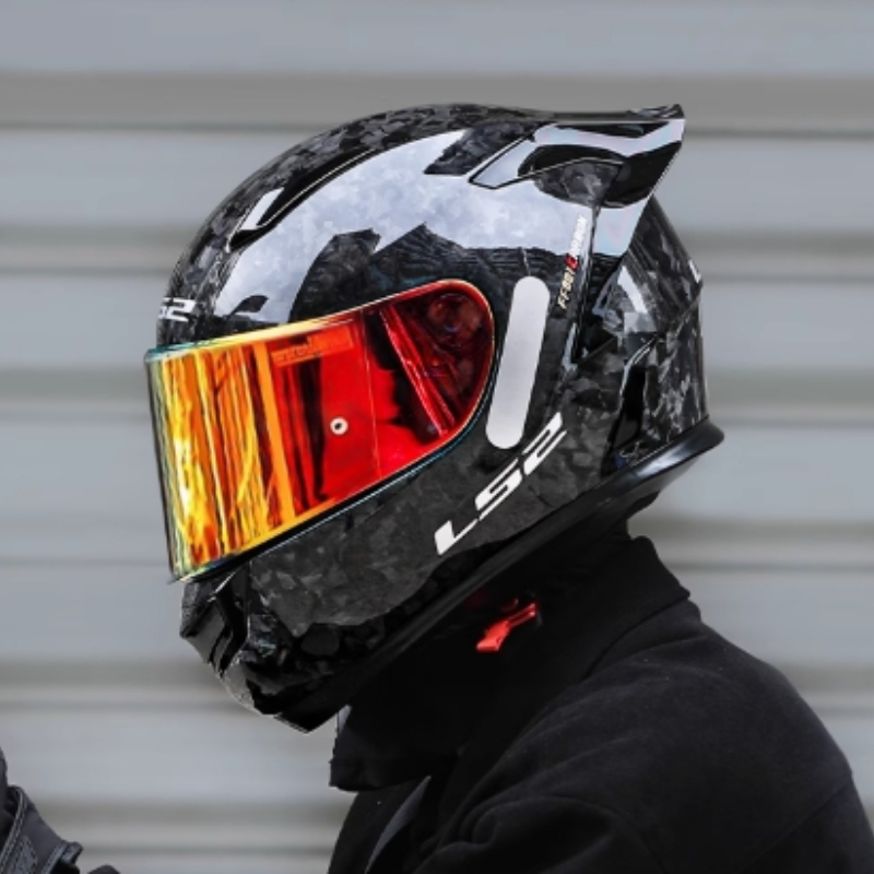 LS2  Carbon Fiber Full‑Face Mo - Carbon Fiber Lightweight Motorcycle Helmet recension och pris