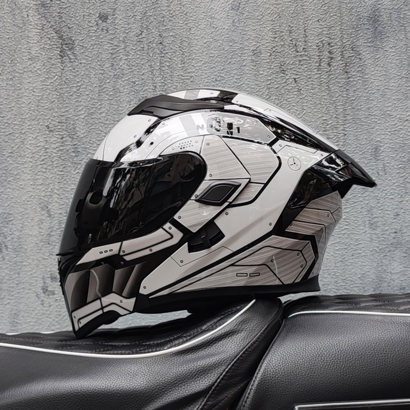 ORZ Motorcycle helmets Double  - Modular Flip Up Motorcycle Helmet Dot Approved recension och pris