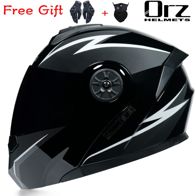 ORZ-161 Latest DOT Approved Sa - Dual Visor Motorcycle Racing Helmet recension och pris