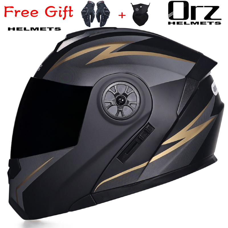 ORZ-161 Latest DOT Approved Sa - Dual Visor Motorcycle Racing Helmet recension och pris