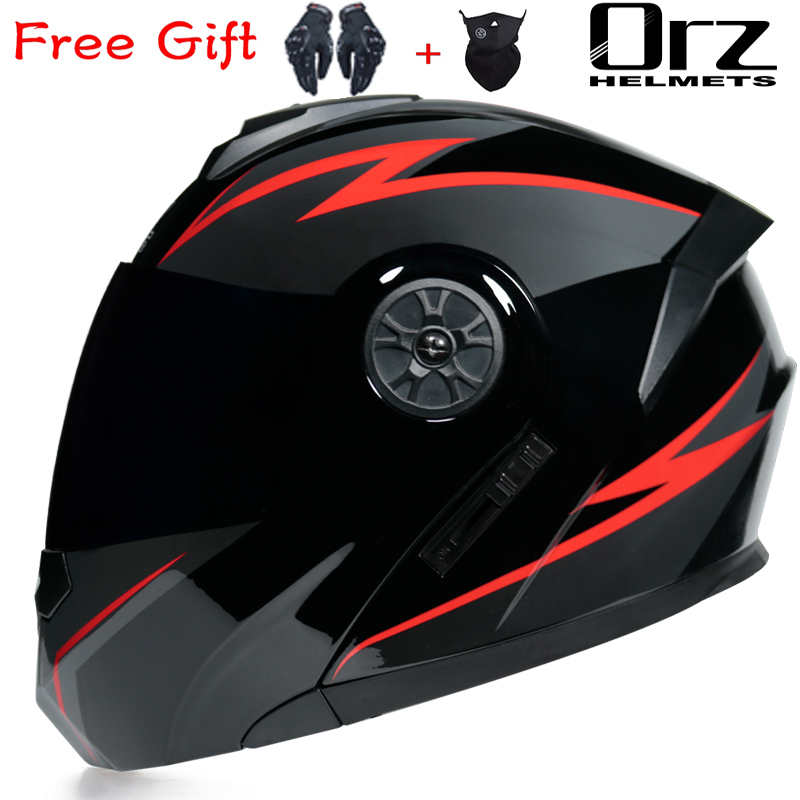 ORZ-161 Latest DOT Approved Sa - Dual Visor Motorcycle Racing Helmet recension och pris