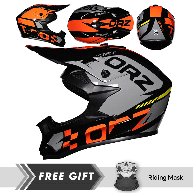 Off Road Helmet Eye Face Prote - Quick Release Buckle Motorcycle Helmet recension och pris