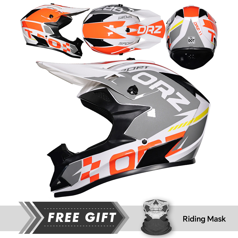 Off Road Helmet Eye Face Prote - Quick Release Buckle Motorcycle Helmet recension och pris