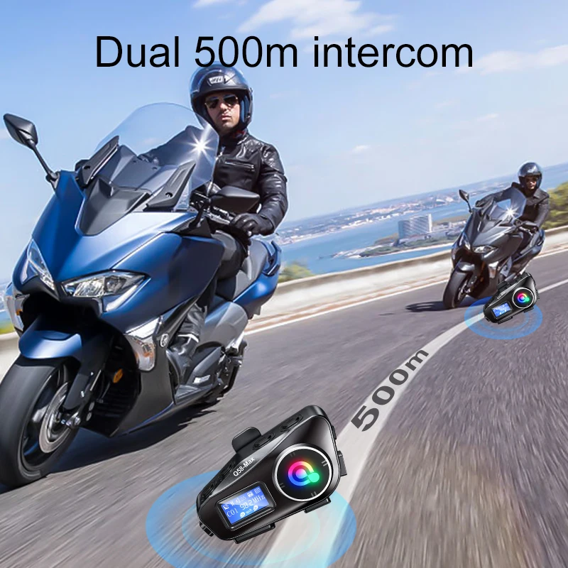 Motorcycle Helmet Wireless Blu - Universal Motorcycle Helmet Intercom Headset recension och pris