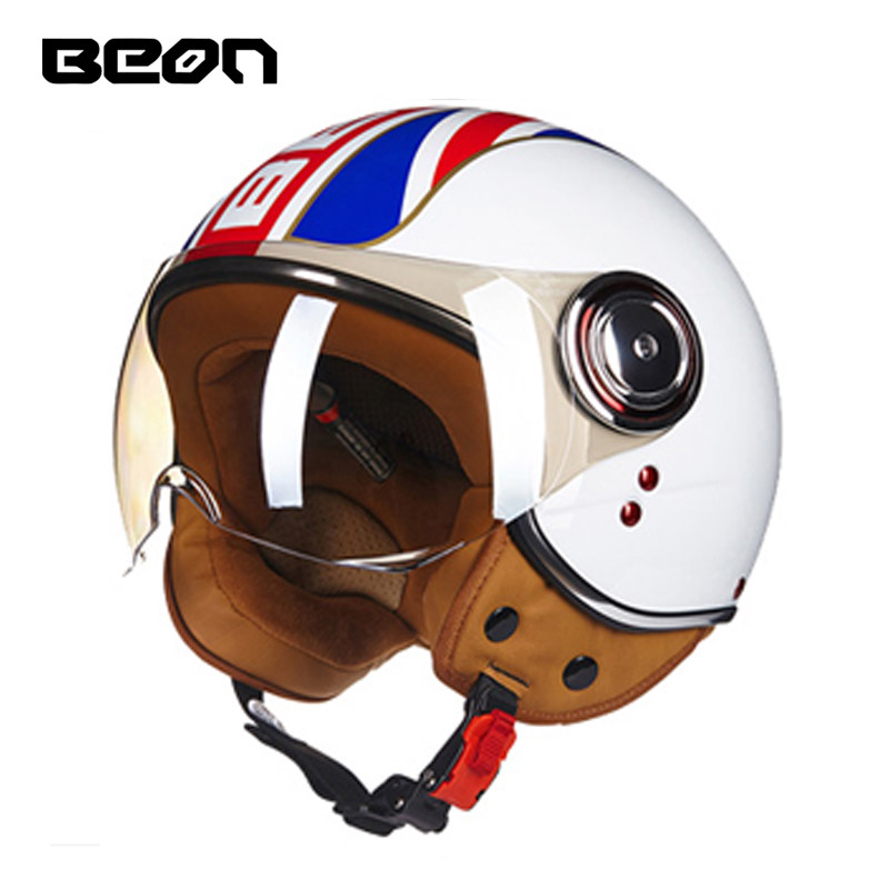 Capacete BEON 110B Open Face M - Vintage Open Face Retro Helmet recension och pris