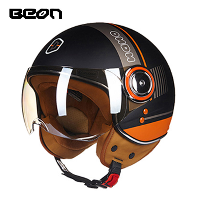 Capacete BEON 110B Open Face M - Vintage Open Face Retro Helmet recension och pris