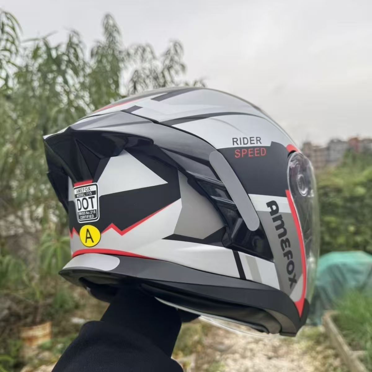 Double Visor Open Face Helmet  - Motorcycle Helmet Inner Sun Visor Lens recension och pris