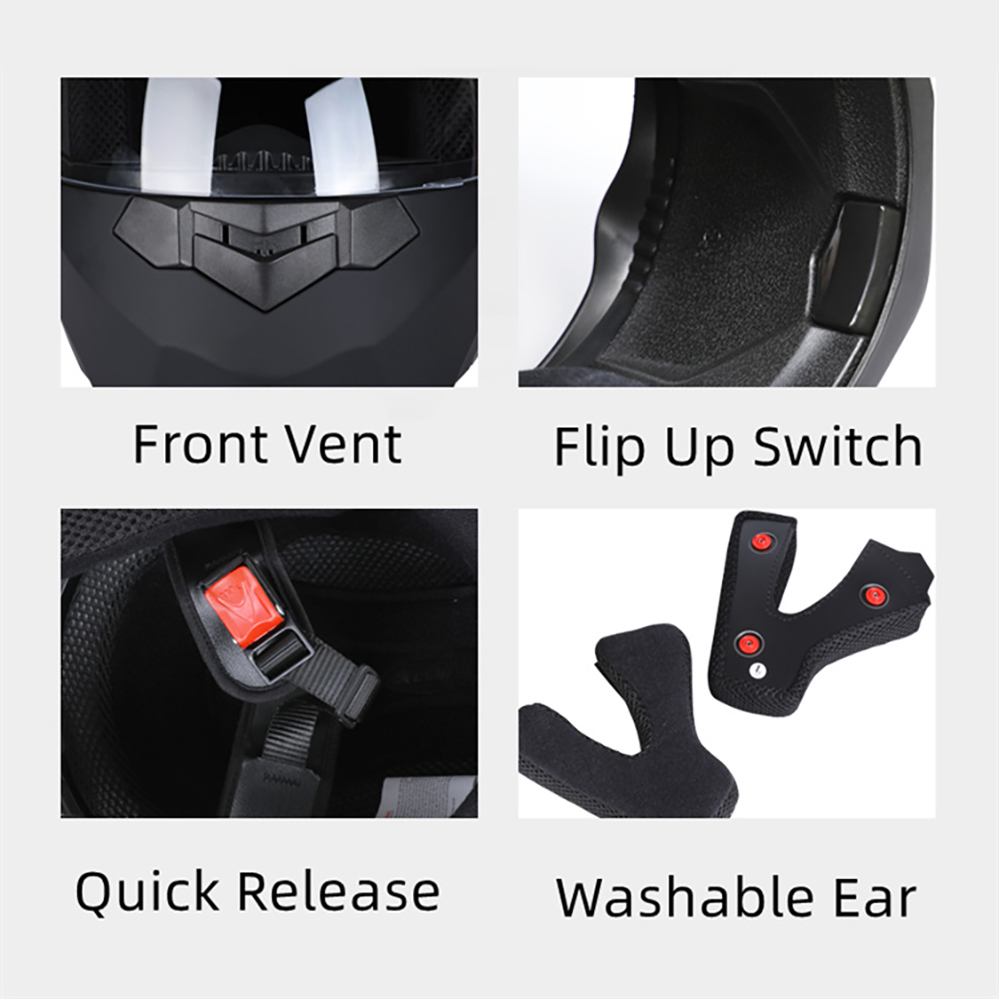 Personalised Full Face Casco F - Modular Flip Up Motorcycle Helmet Dot Approved recension och pris