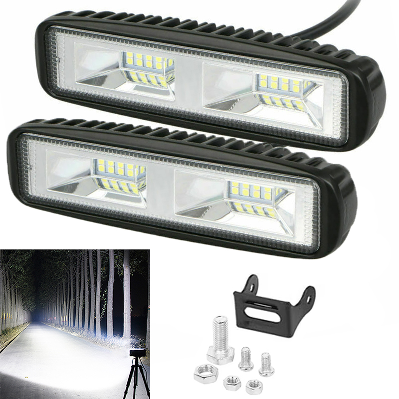 48W LED Car Work Light High Br - Universal Motorcycle Led Headlight Projector recension och pris