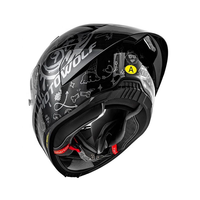 MOTOWOLF Modular Flip up Motor - Modular Flip Up Motorcycle Helmet Dot Approved recension och pris