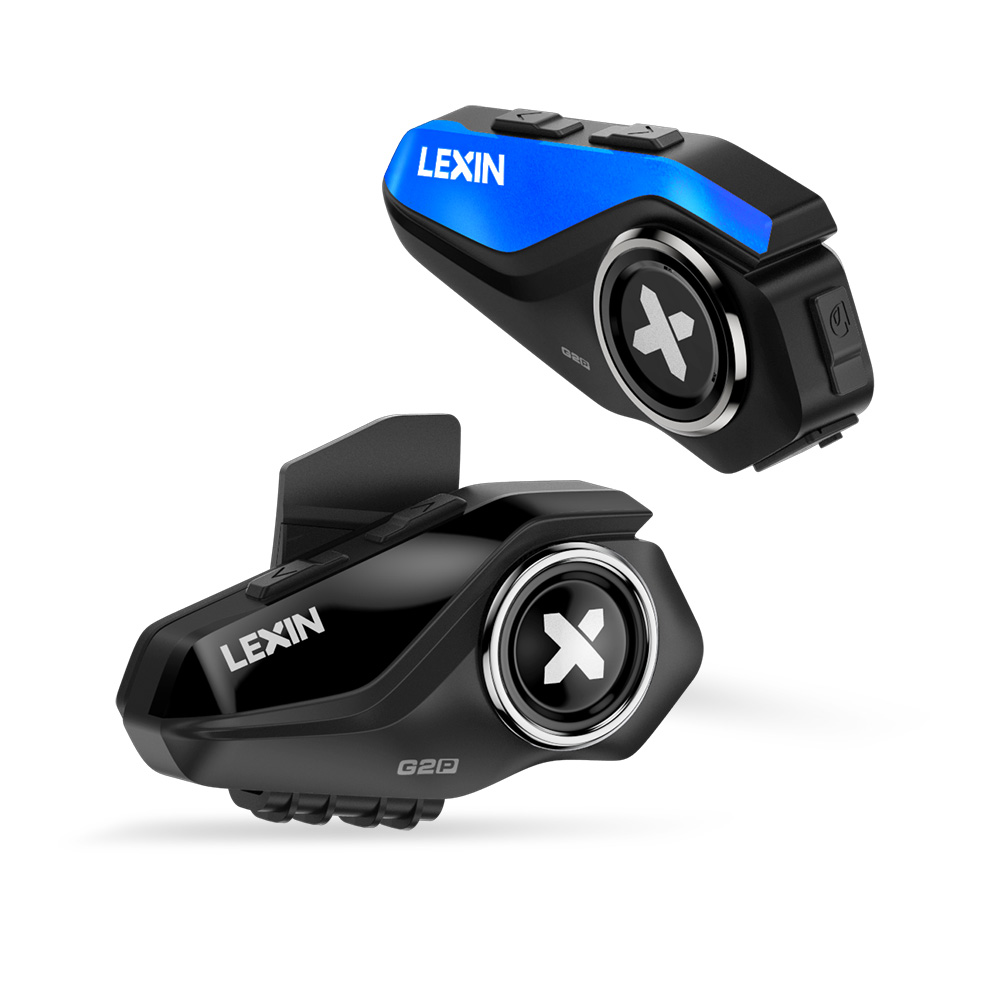 Lexin G2P 2PCS Motorcycle Helm - Universal Motorcycle Helmet Intercom Headset recension och pris